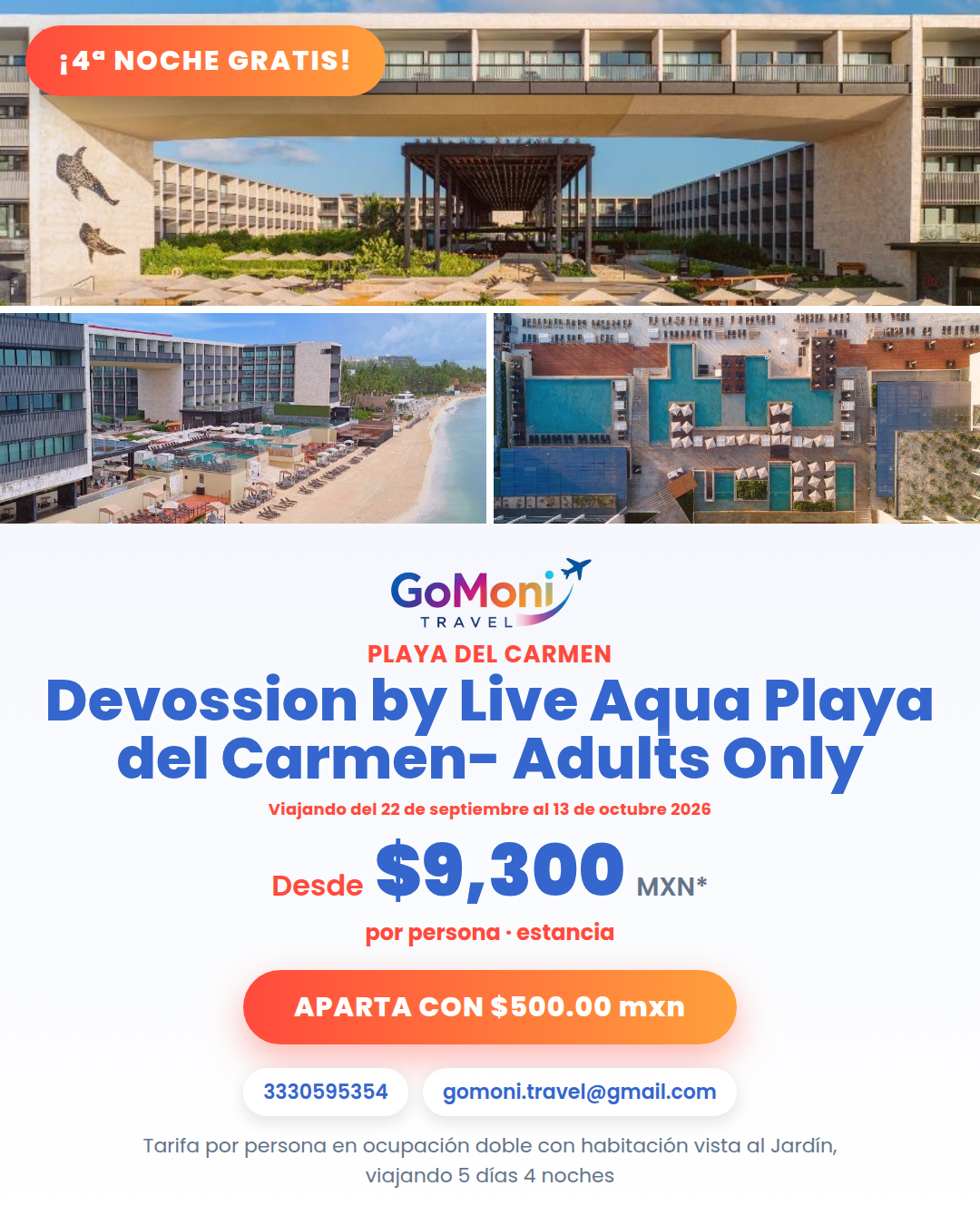 Devossion by Live Aqua Playa del Carmen AI Only Ad